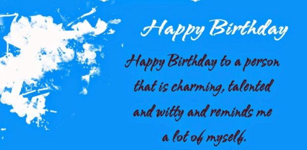 Happy Birthday To A Person