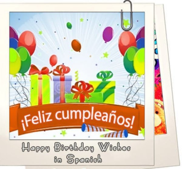 Happy Birthday Wishes In Spanish