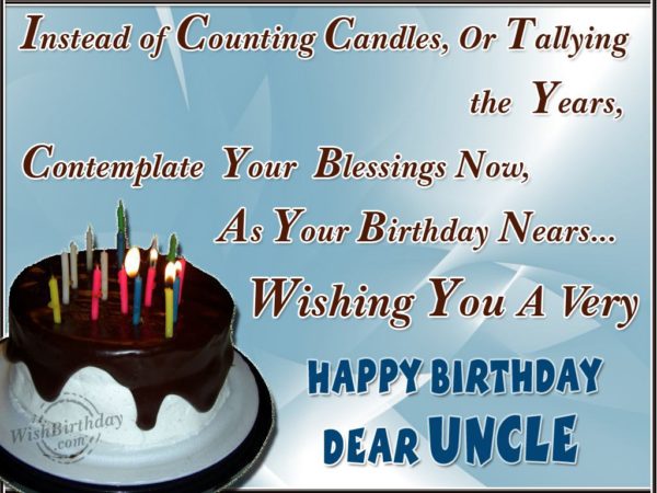 Happy Returns Of The Day To A Dear Uncle