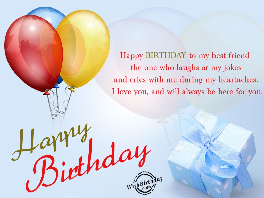 Happy birthday To My Best Friend - Wishes, Greetings, Pictures ...