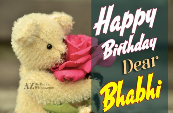 Happy BIrthday Dear Bhabhi