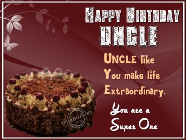 Have A Fantastic Birthday Dear Uncle