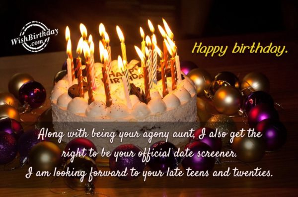 I Am Looking Forward To Your Late Teens And Twenties