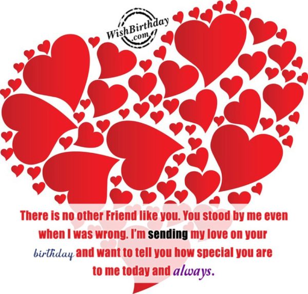 I Am Sending My Love On Your Birthday