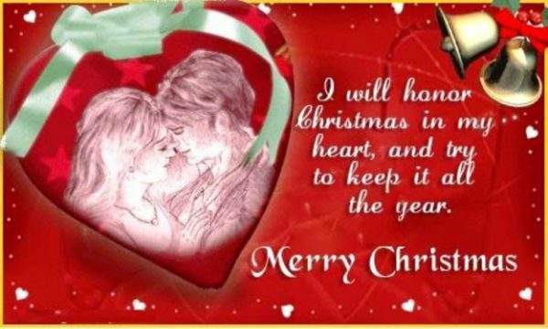 I Will Honor Christmas In My Heart