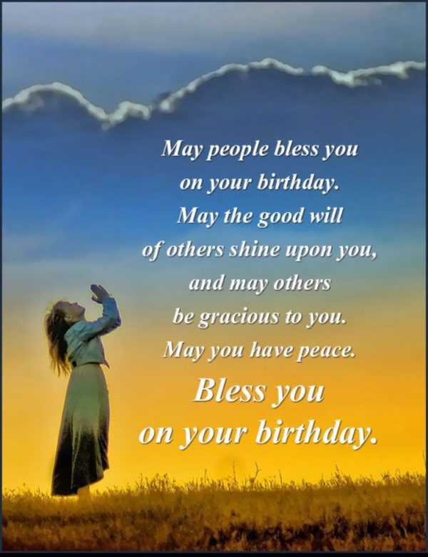 May People Bless You On Your Birthday 
