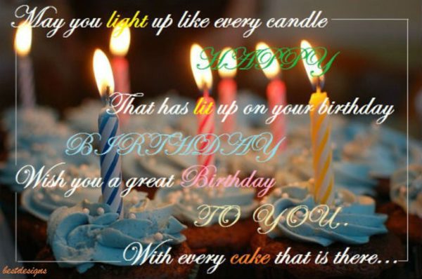 May You Light Up LIke Every Candles