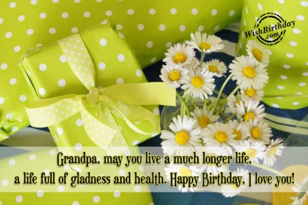 May You Live A Much Longer Life