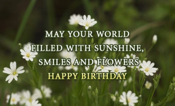 May Your World Filled With Sunshine