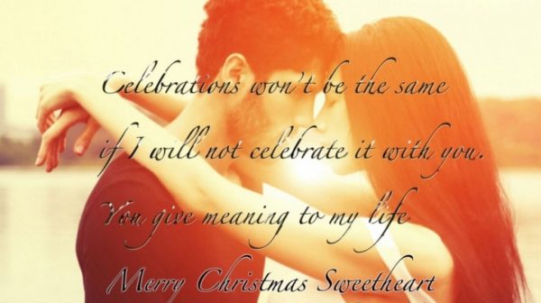 Merry Christmas Sweetheart
