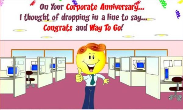 On Your Corporate Anniversary