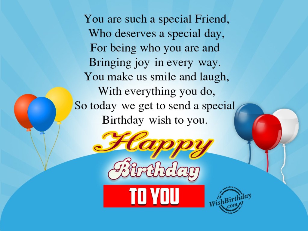 Birthday Wishes For Best Friend - Wishes, Greetings, Pictures – Wish Guy