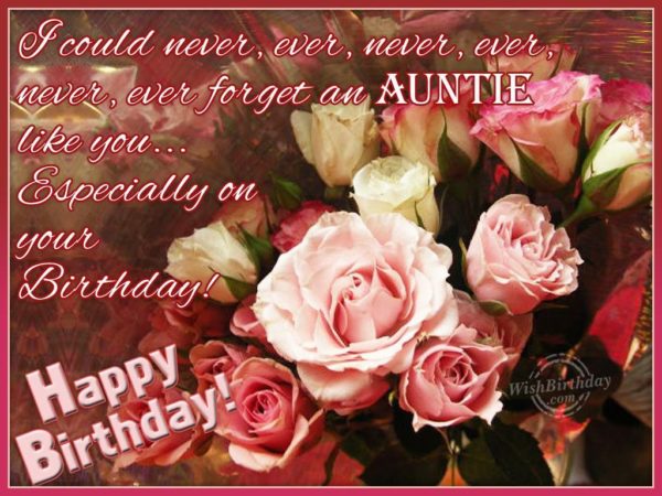 Special Wishes For Special Aunt