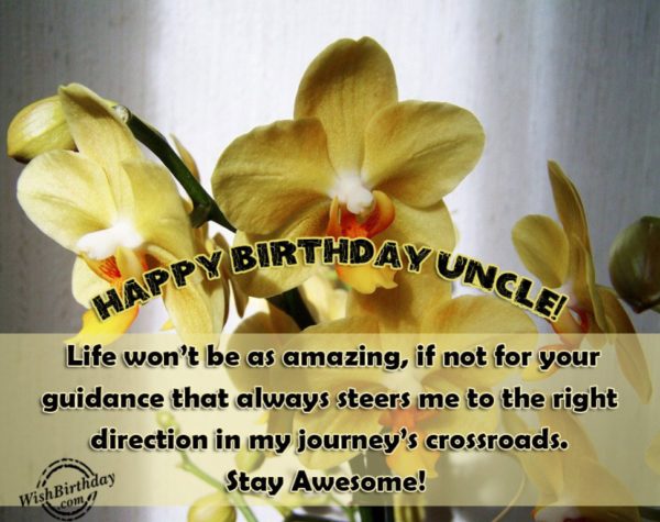 Stay Awesome Uncle