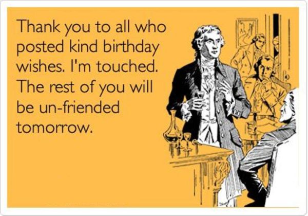 Thank You To All Who Posted Kind Birthday Wishes