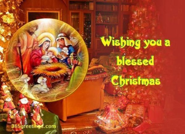 Wishing A Blessed Christmas
