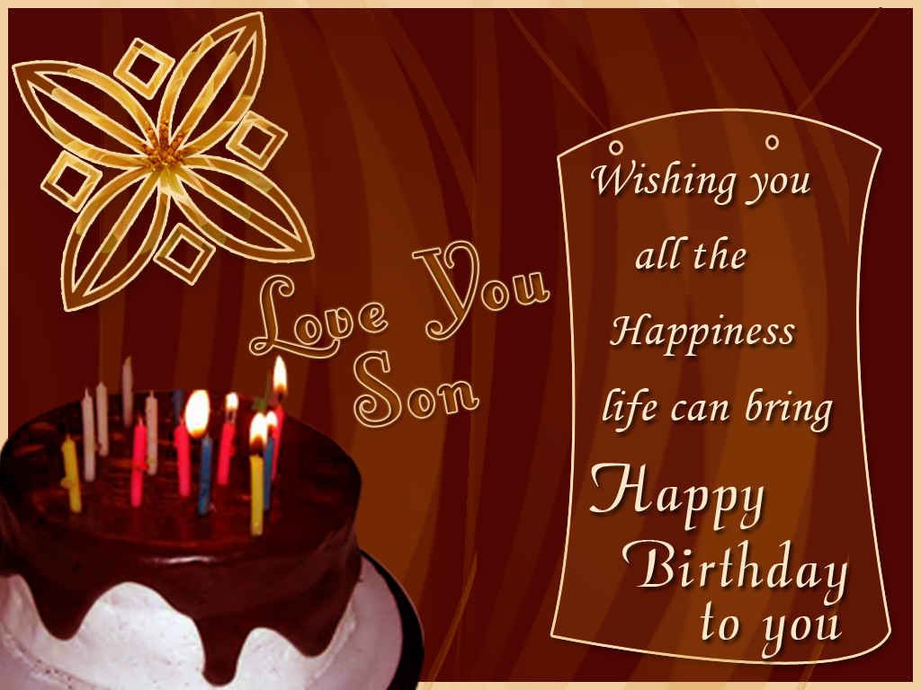 Wishing You A Very Happy Birthday Son - Wishes, Greetings ...