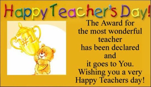 Wishing You A Very Happy Teachers Day