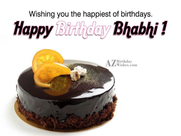 Wishing Happy Birthday Bhabhi