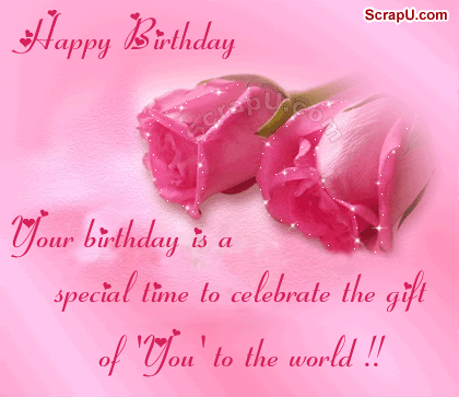 Your Birthday Is A Gift Special Time To Celebrate The Gift Of You